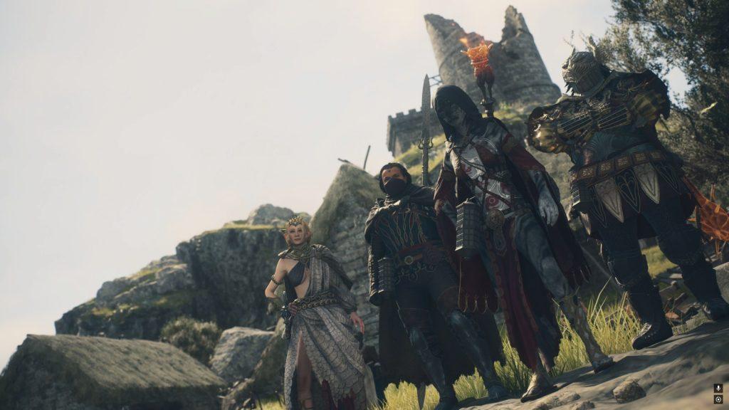 Group shot of party of adventurers in Dragon's Dogma 2