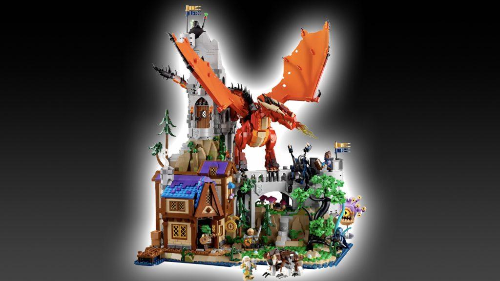 D&D LEGO Set on black background