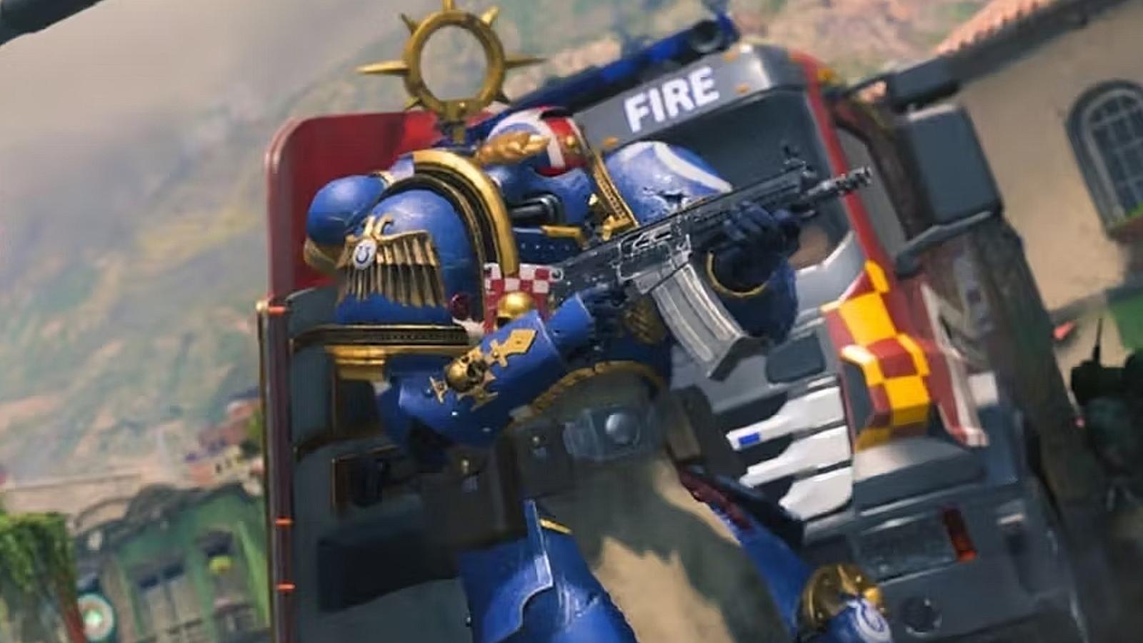 Blue Warhammer 40K skin in Warzone and Modern Warfare 3