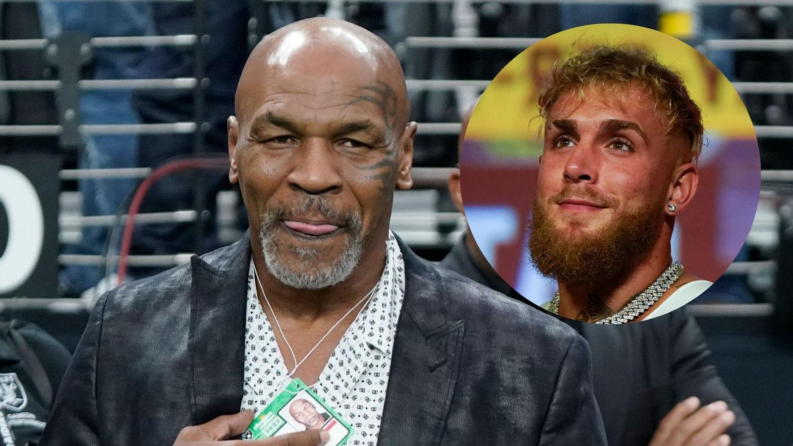 Mike Tyson and Jake Paul