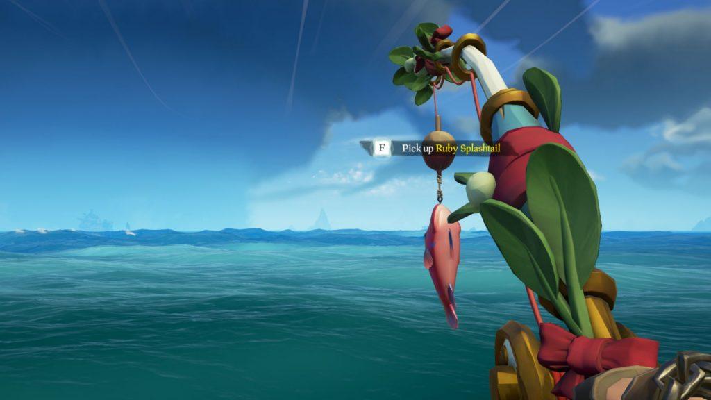 Sea of Thieves fishing