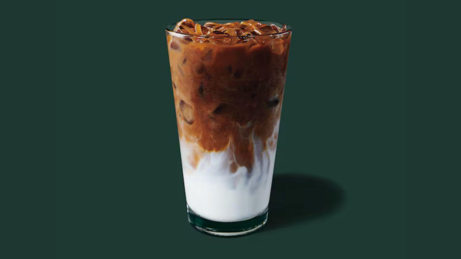 Starbucks iced caramel macchiato