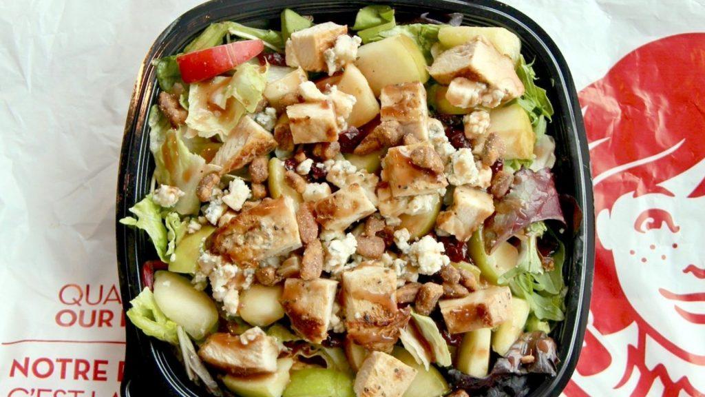 Wendy's apple pecan salad