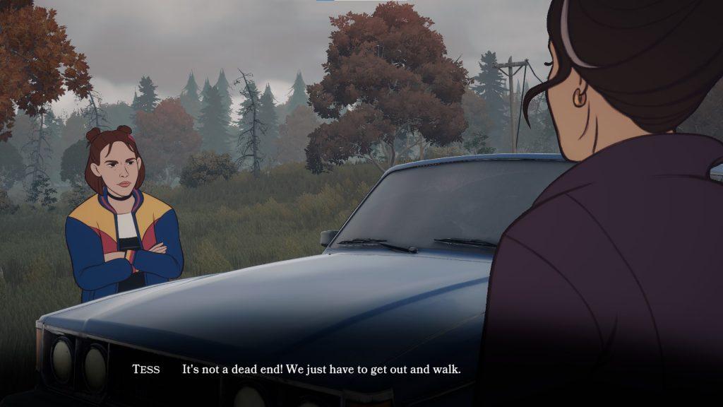 Open roads cutscene still image