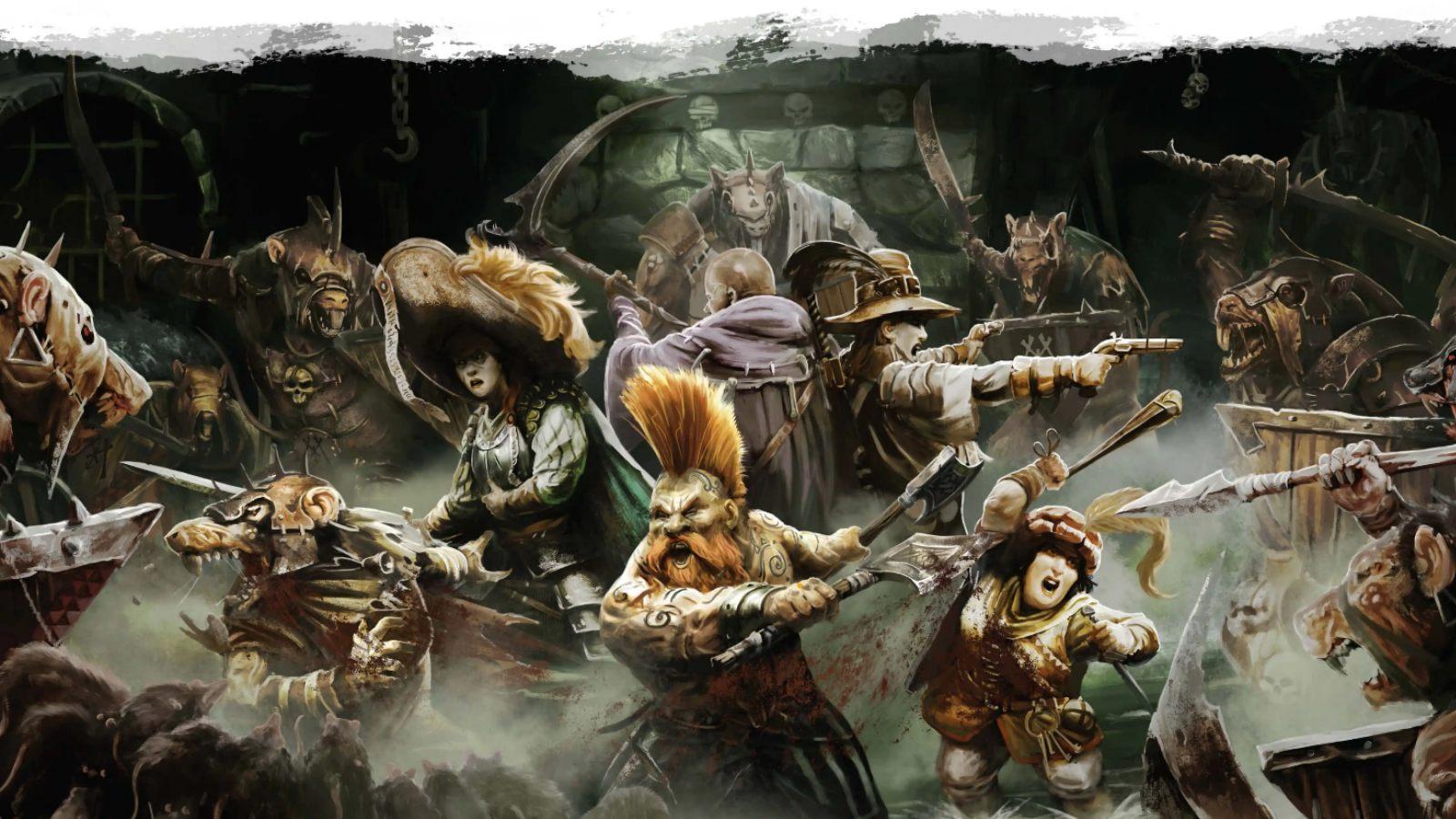 Warhammer RPG humble bundle warriors and Skaven