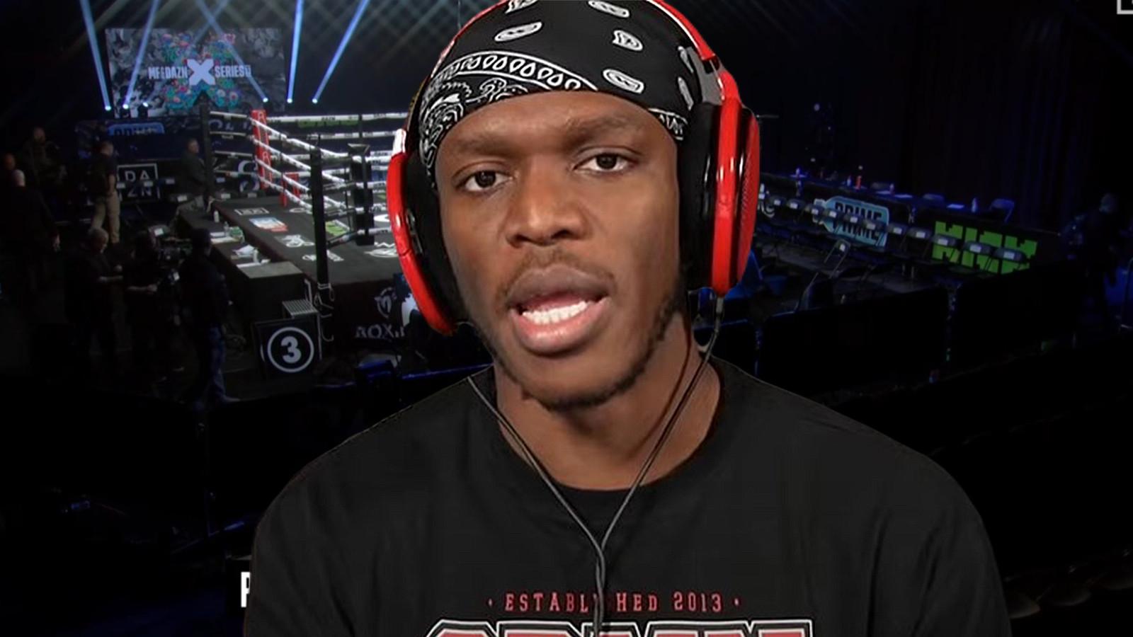 KSI over Misfits Boxing ring