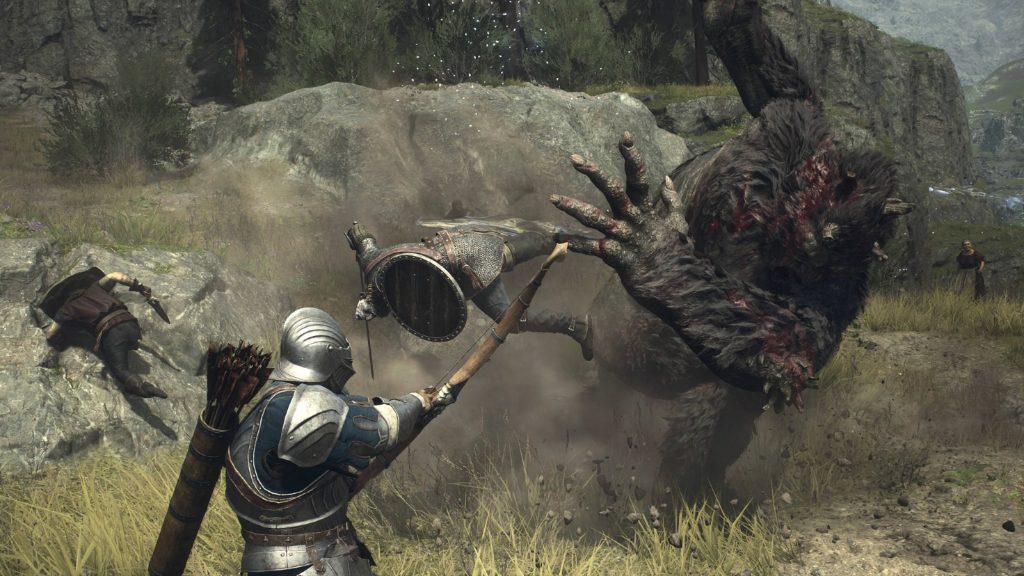 Player fighting in Dragon's Dogma 2