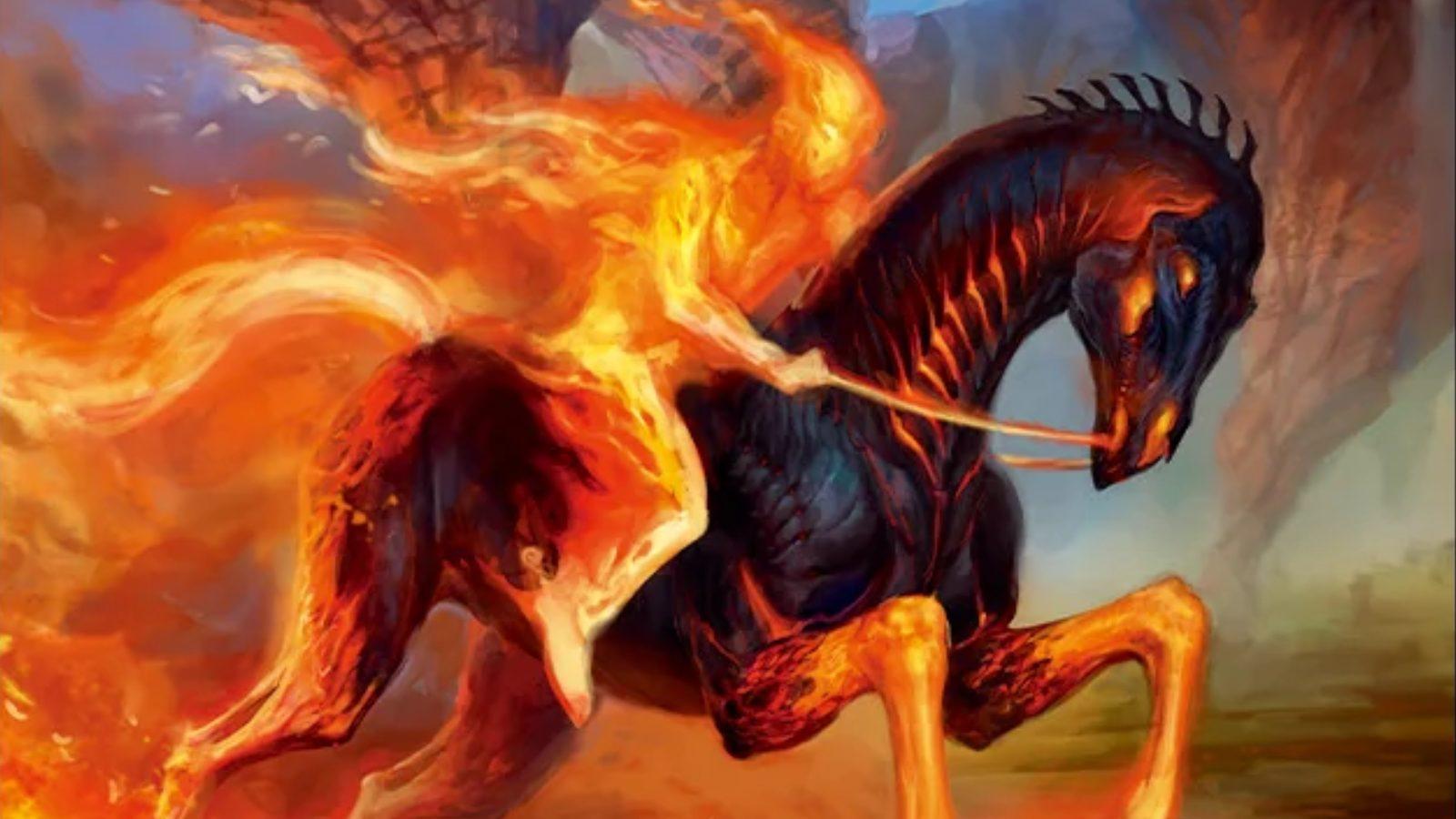 MTG calamity blazing mount Thunder Junction