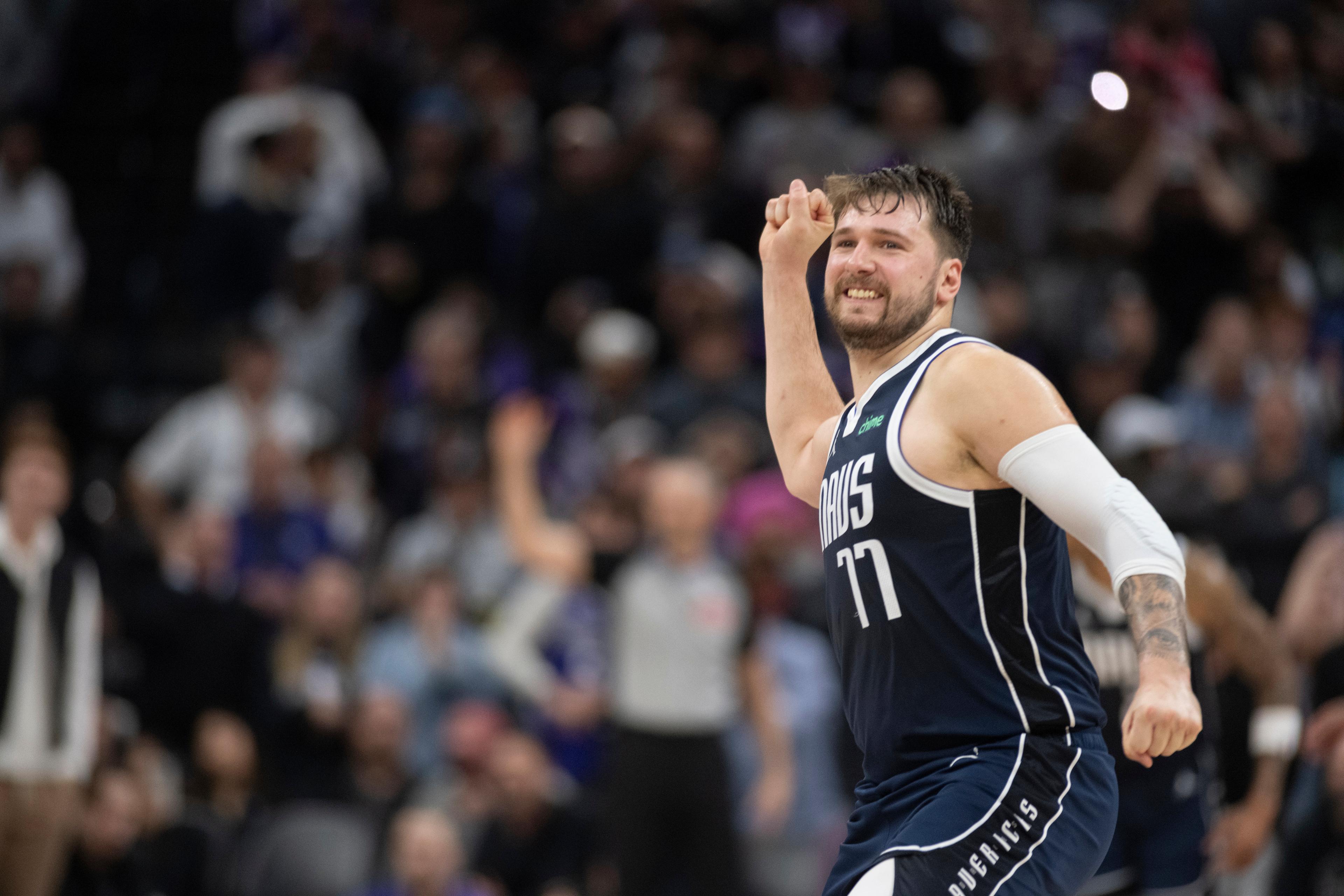 Luka Doncic as a member of the Dallas Mavericks.