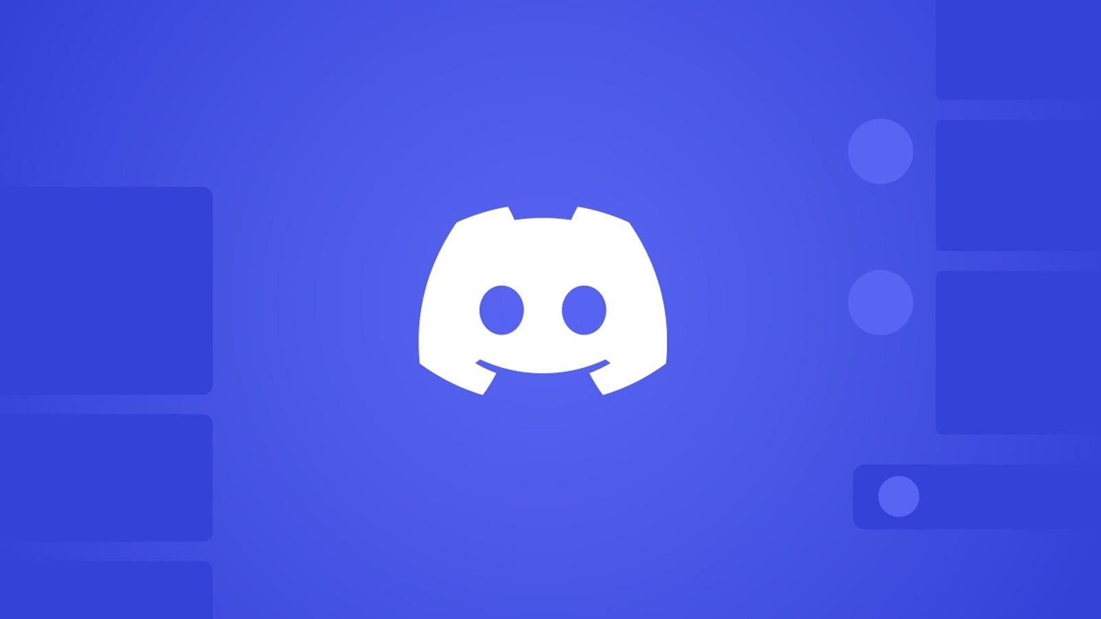 Discordlogo on blue background