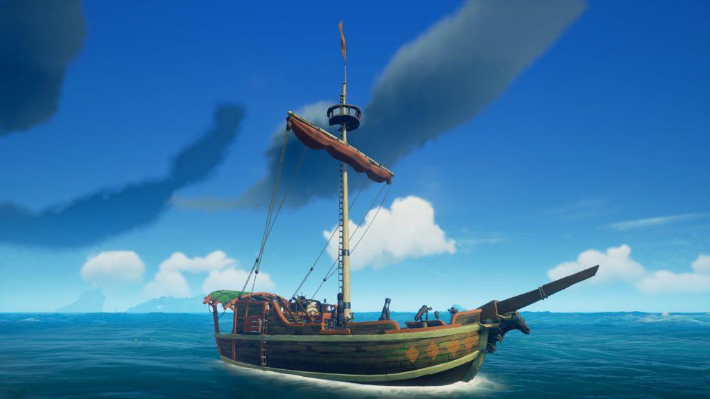 The Sloop in Sea of Thieves