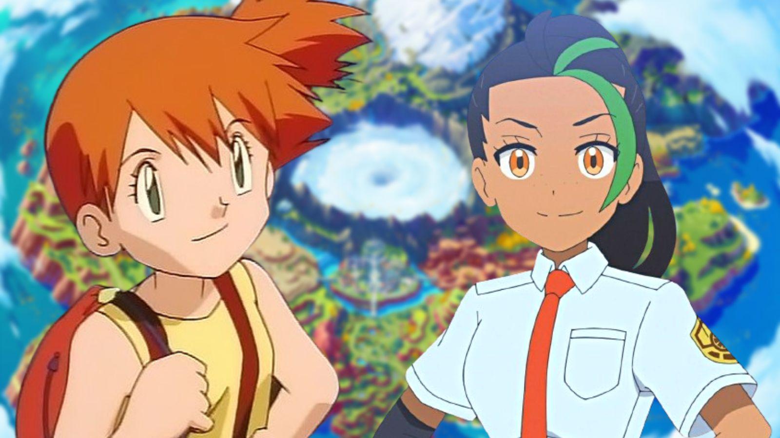 pokemon anime misty nemona