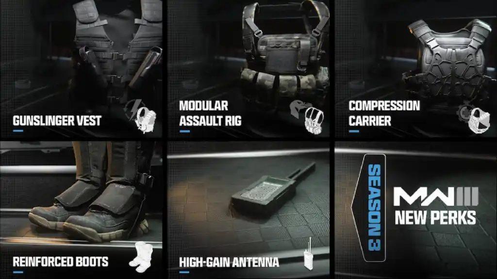 MW3 Season 3 new perks