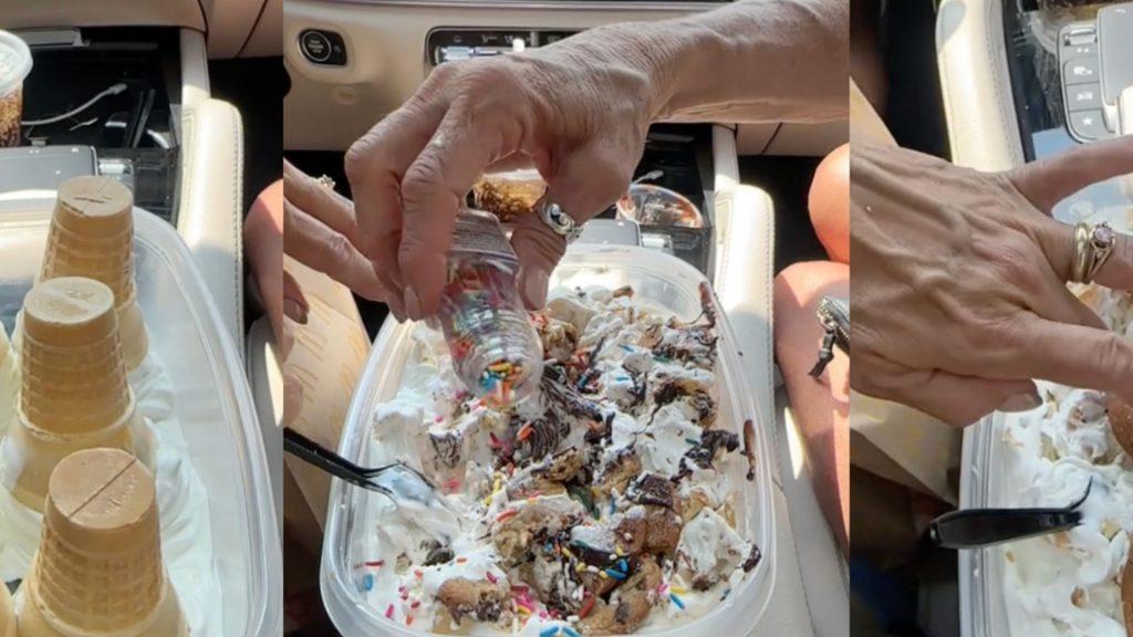 A Mcdonald's secret menu hack with ice cream