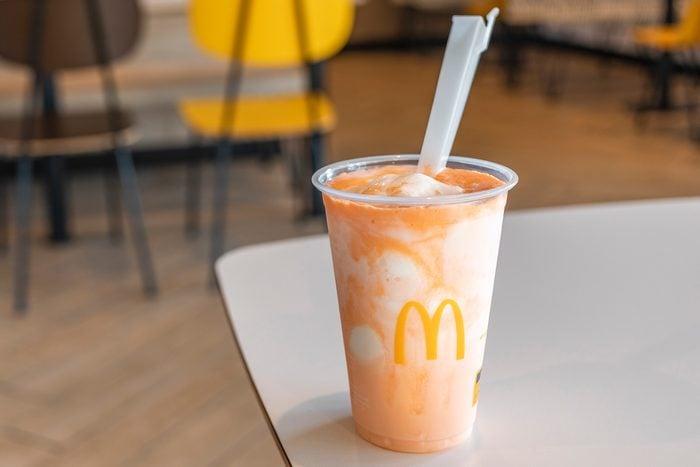 A mcdonald's secret menu creamsicle