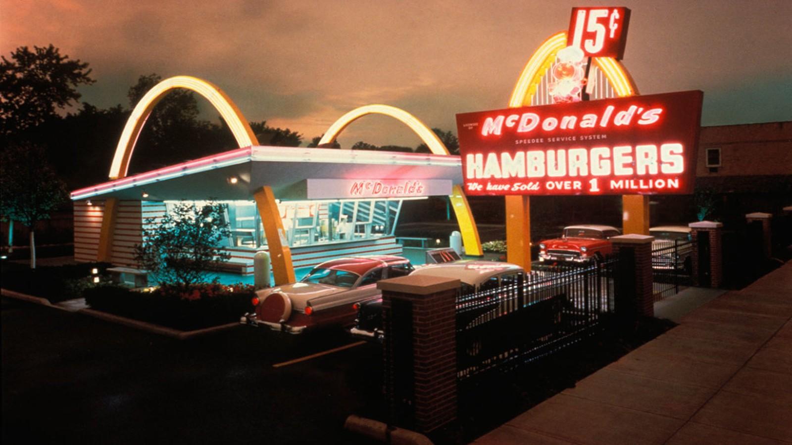 A vintage mcdonalds