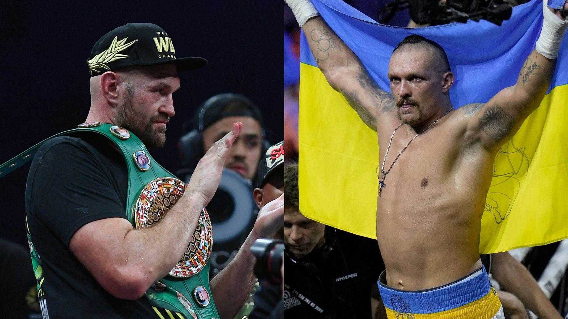 Tyson Fury and Oleksandr Usyk