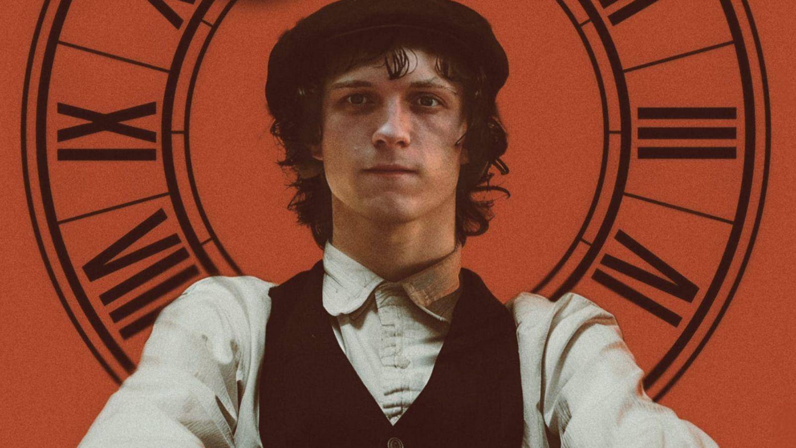 A fake poster of Tom Holland's A Clockwork Orange remake