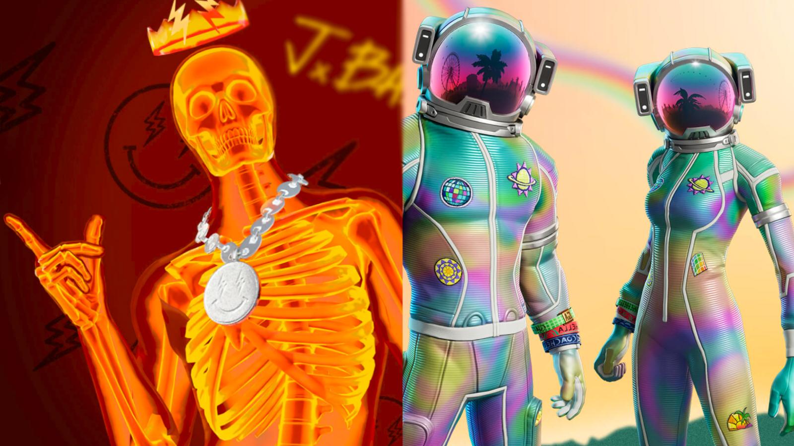 Fortnite Coachella 2024 skins.