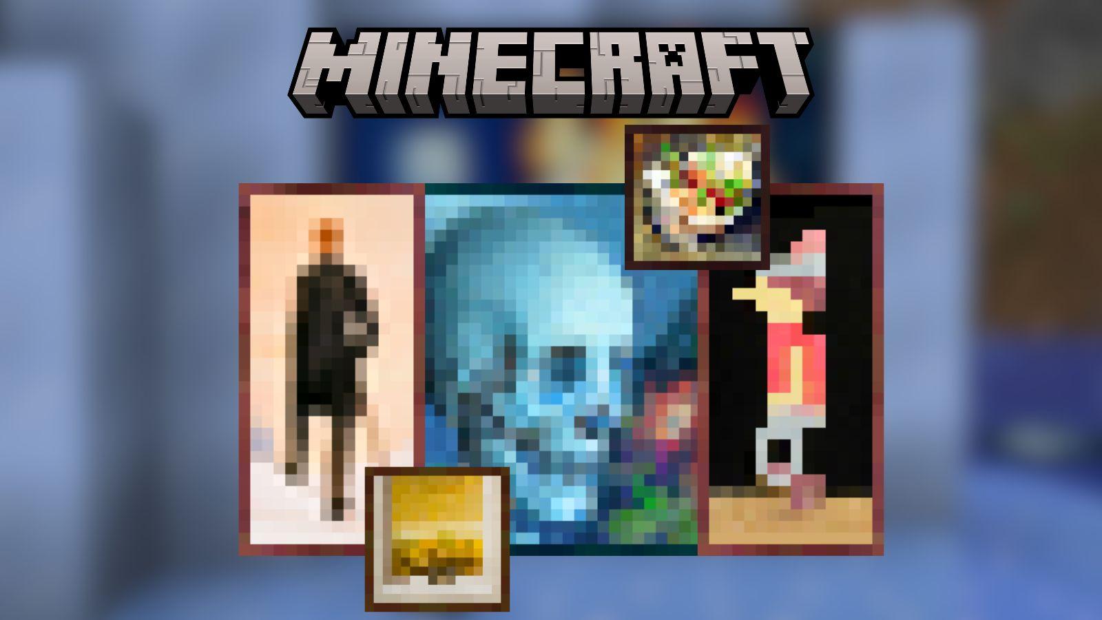 Minecraft paintings