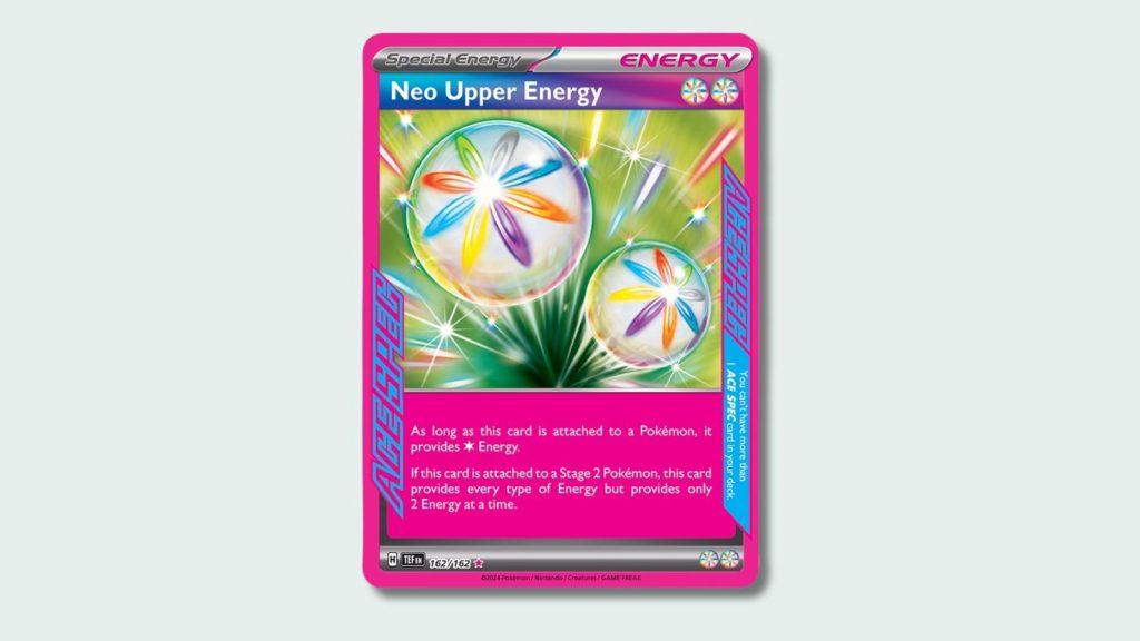 Neo Upper Energy ACE SPEC Pokemon card.