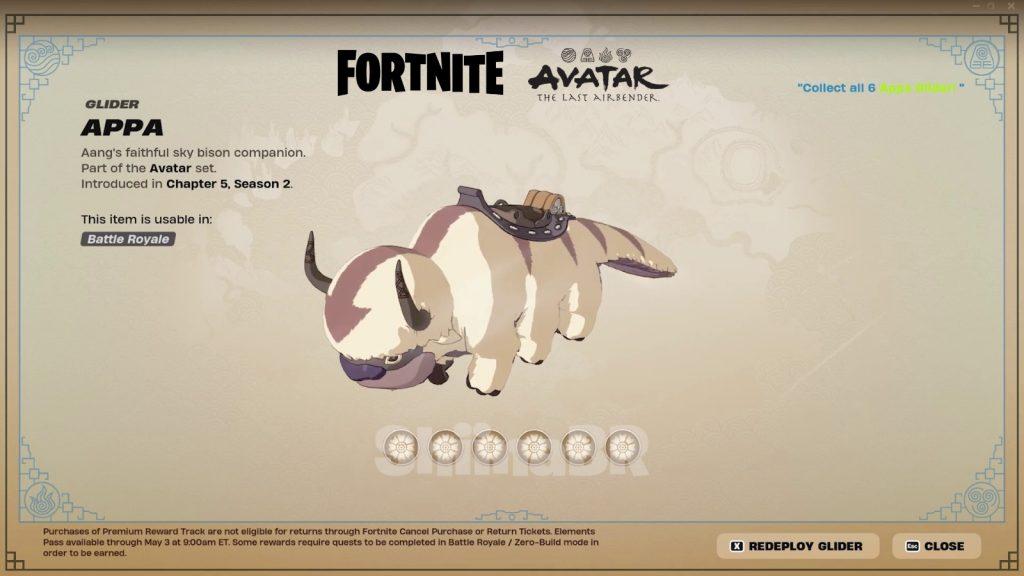 Fortnite Appa Glider redeem free