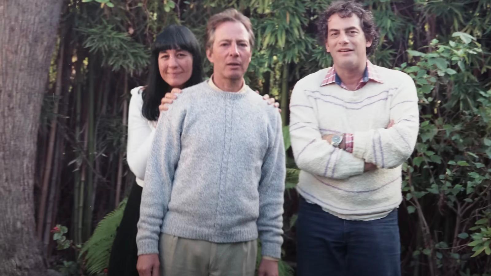 Robert Durst with friends including Susan Berman