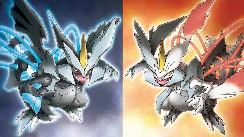 Artwork of Black Kyurem and White Kyurem