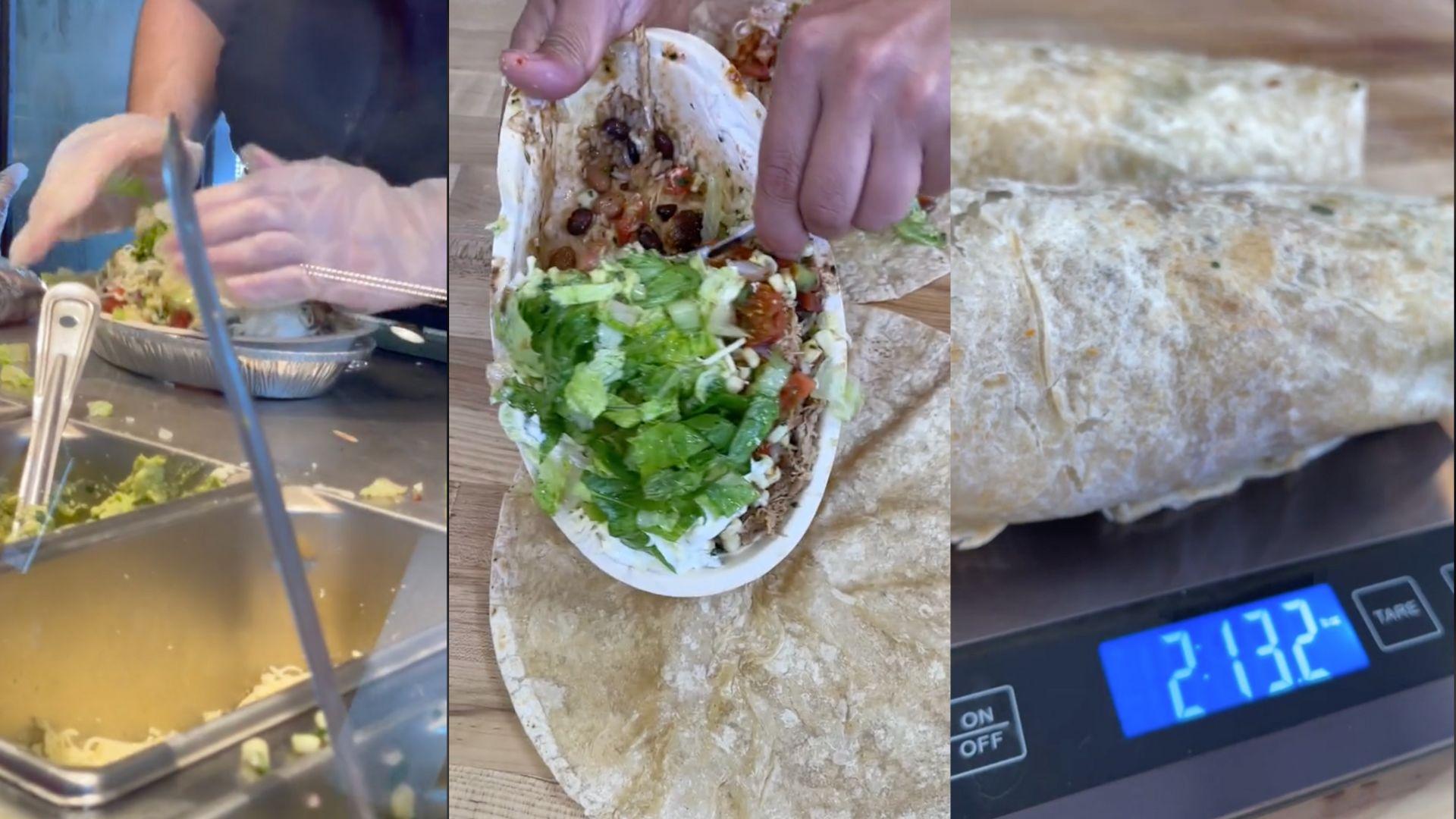 Chipotle burrito hack