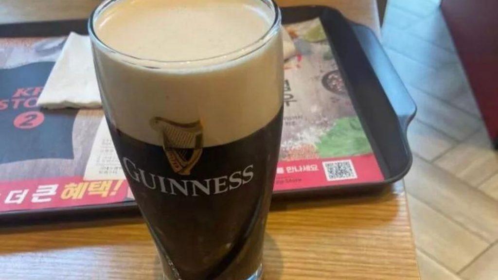 a terrible Guinness at KFC South Korea