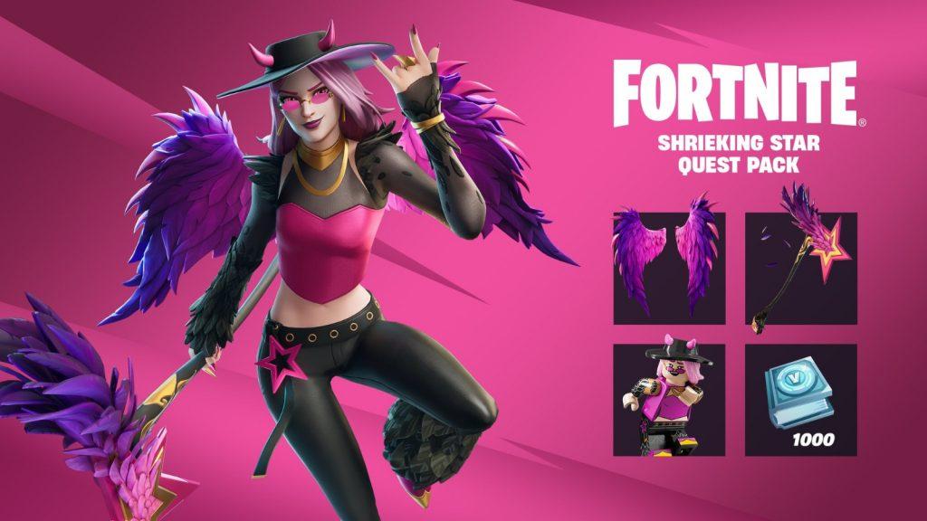 Fortnite Shrieking Star Quest Pack