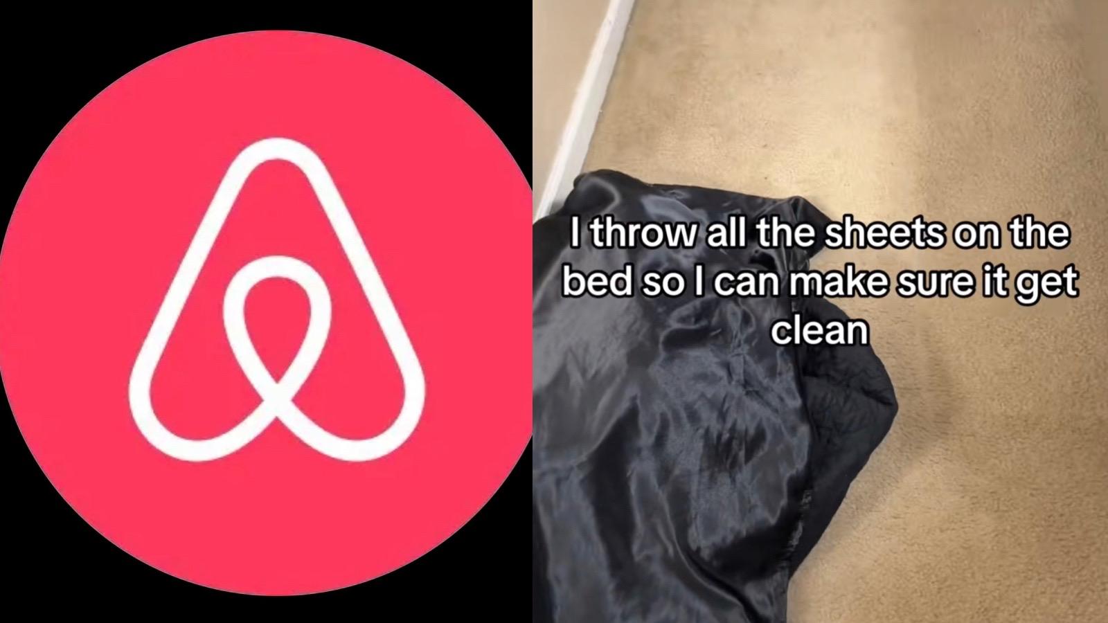 Airbnb host mad at guests for making beds