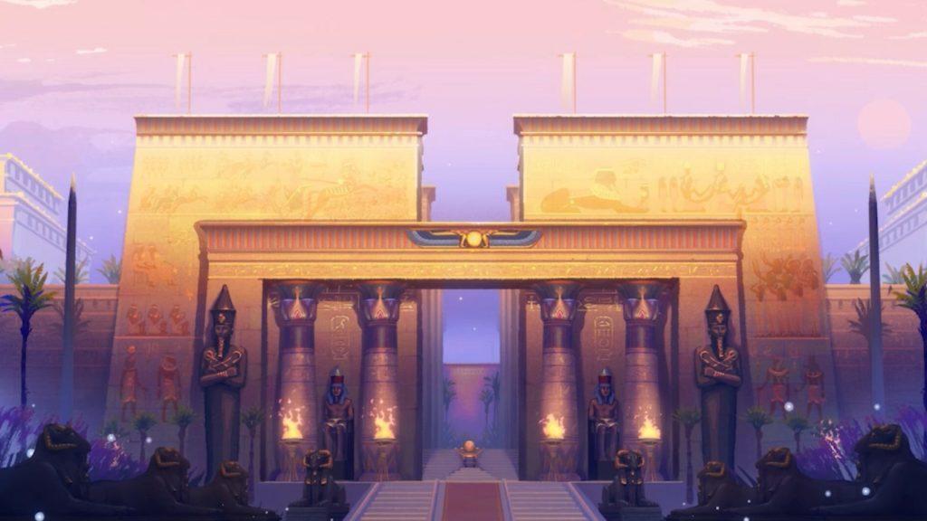 A huge temple in Pharaoh: A New Era