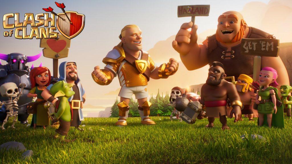 Haaland skin in Clash of Clans