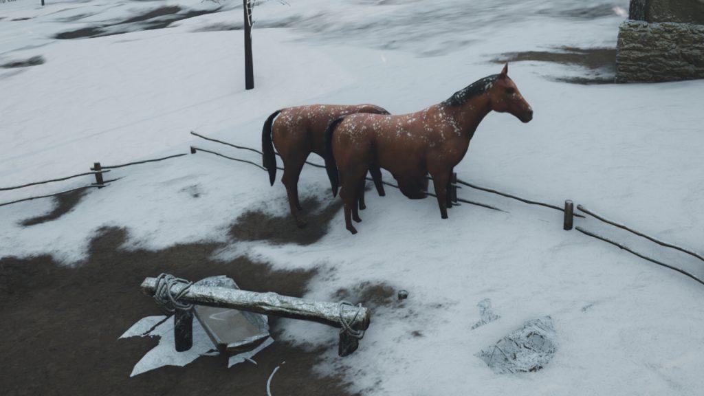 Horses in Manor Lords.