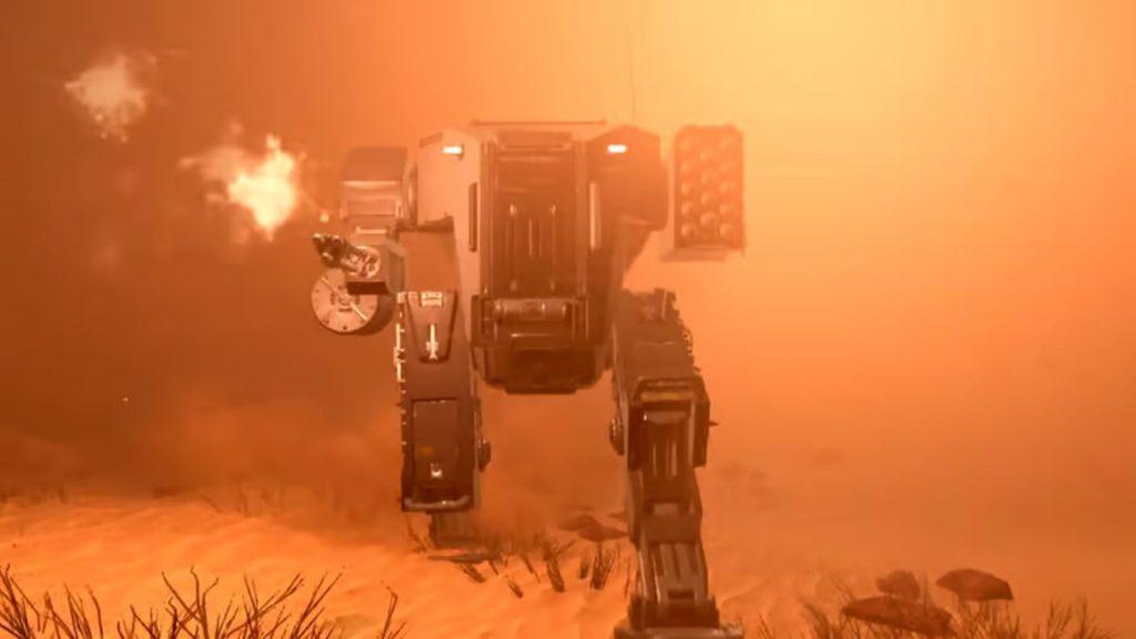 Helldivers 2 mech