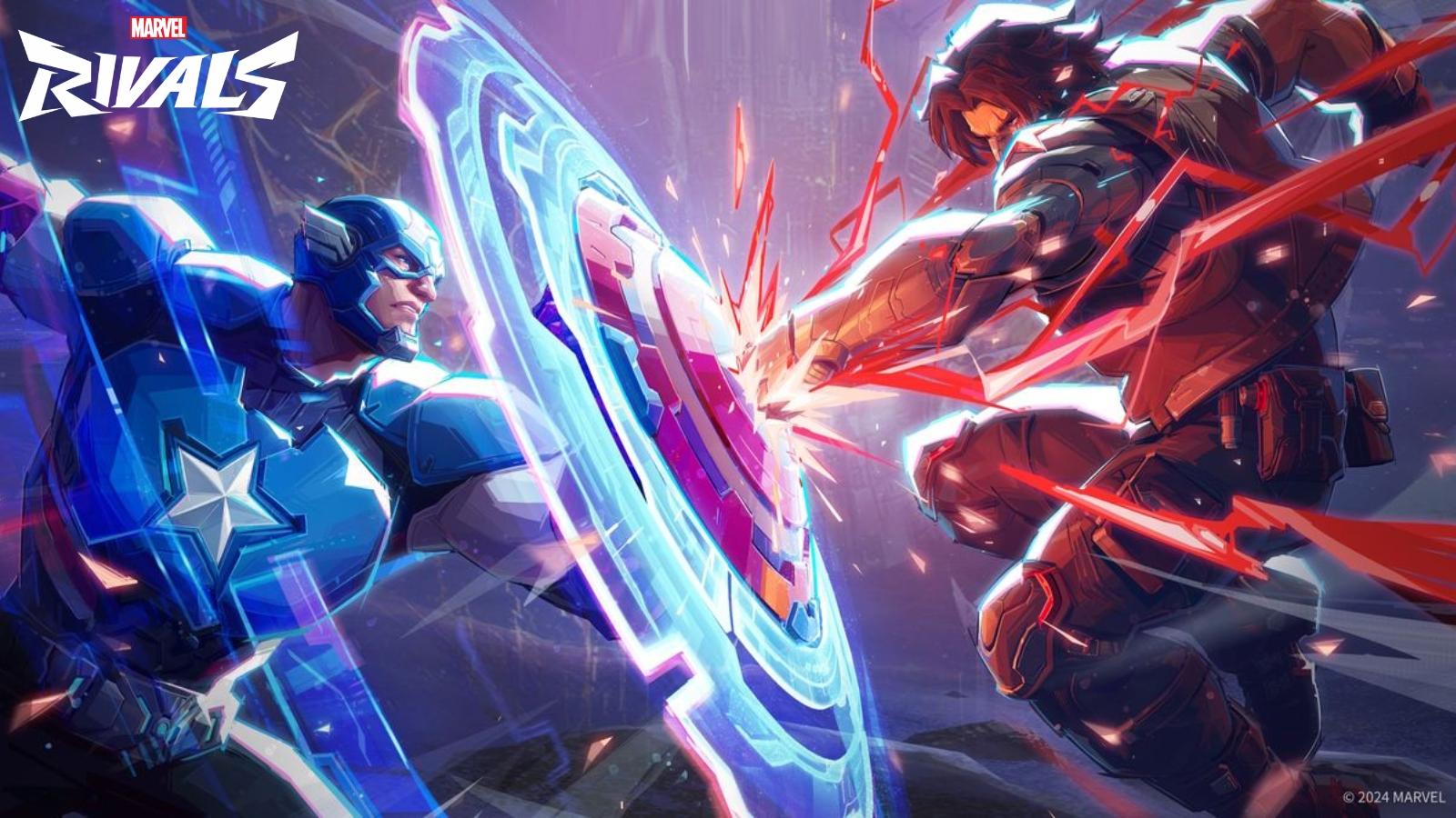 Winter Soldier and Captain America in Marvel Rivals