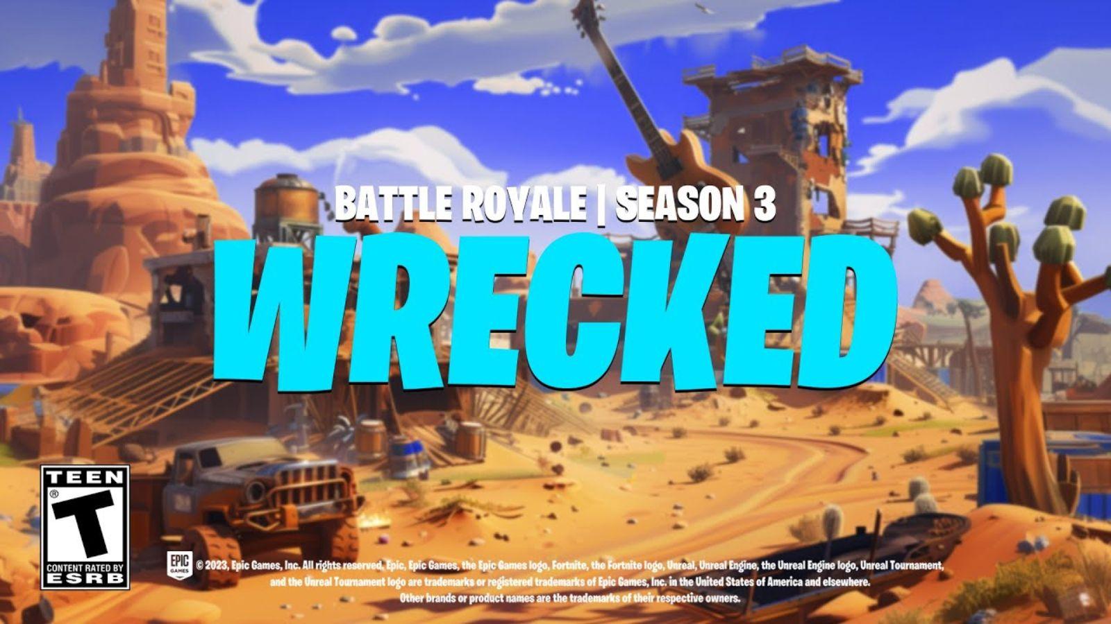 Fortnite Chapter 5 Season 3 Wrecked promo image