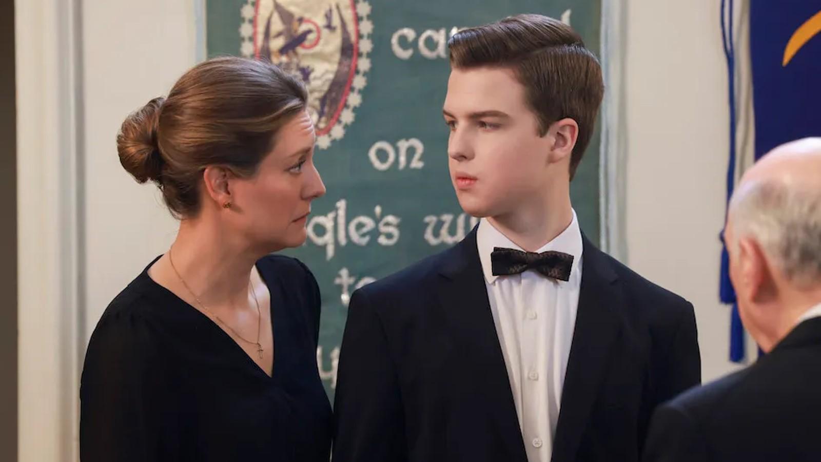 Sheldon and Mary in Young Sheldon Season 7 Episode 13