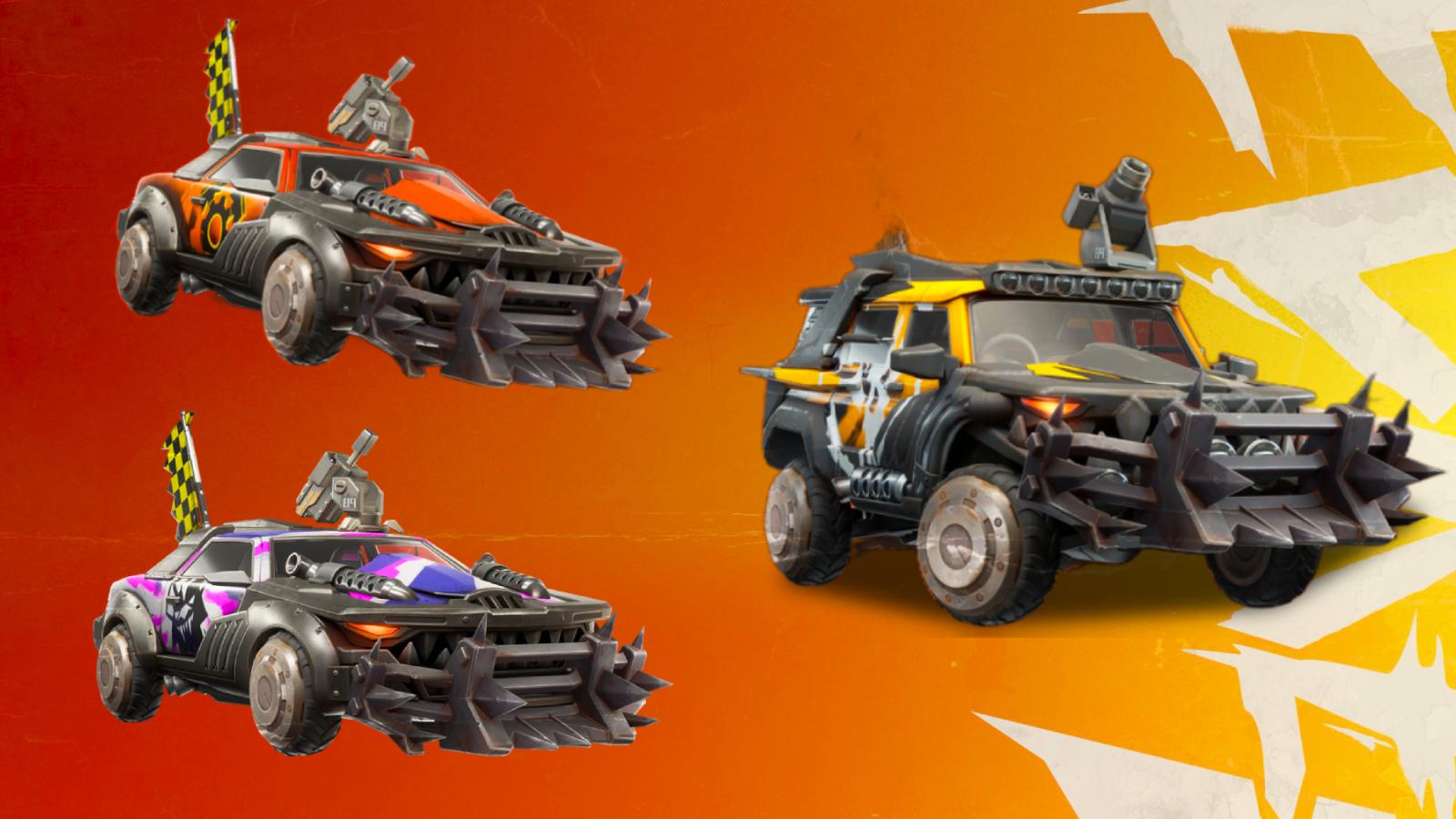 Fortnite Mythic Nitro cars in Chapter 5 Season 3.