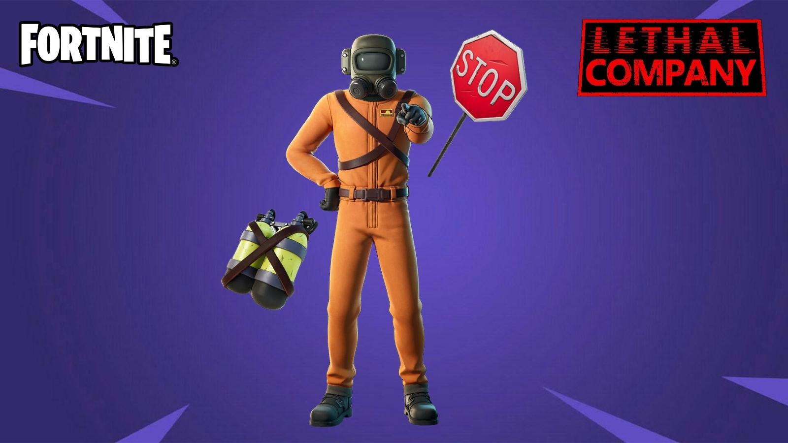 Lethal Company skin in Fortnite