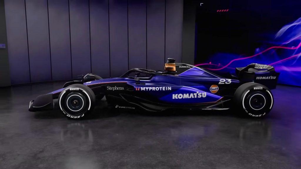 Williams team livery in F1 24.