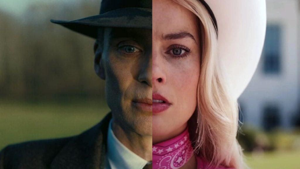 Cillian Murphy in Oppenheimer and Margot Robbie in Barbie