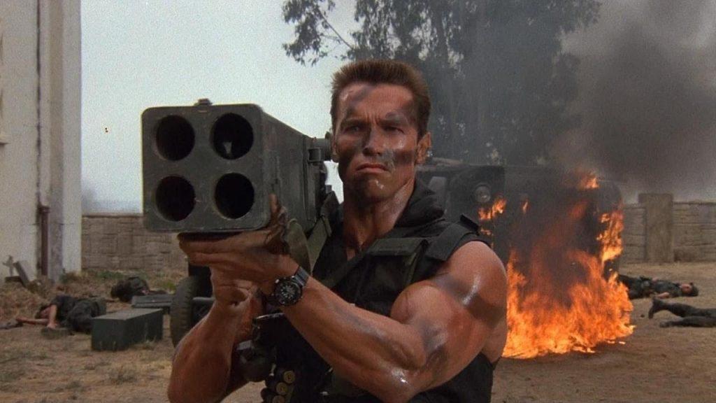 Arnold Schwarzenegger in Commando