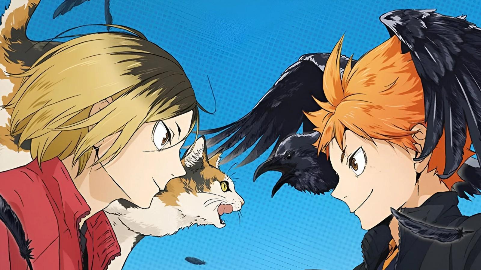 Kenma Kozume and Shoyo Hinata