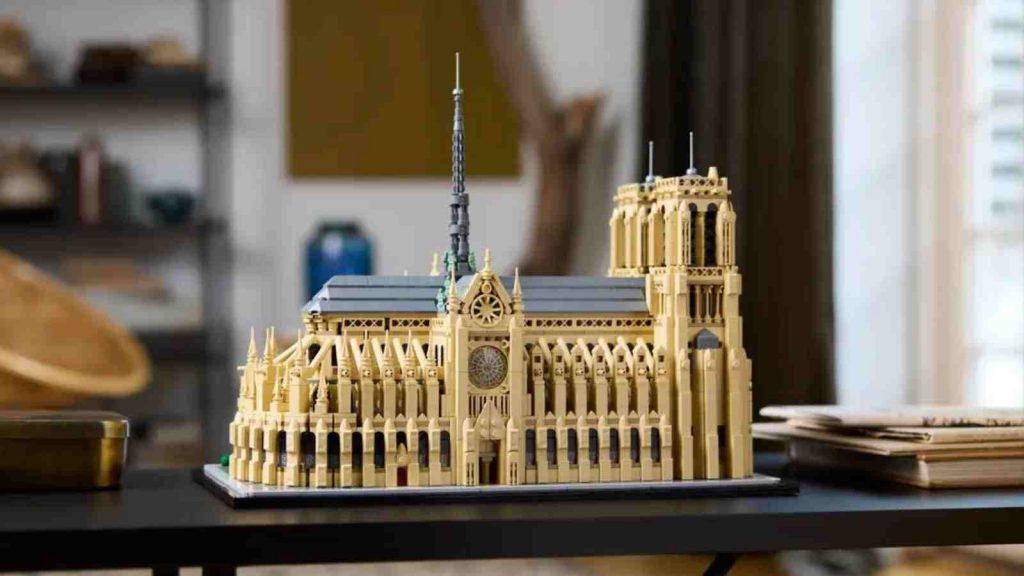 The LEGO Architecture Notre-Dame de Paris on display