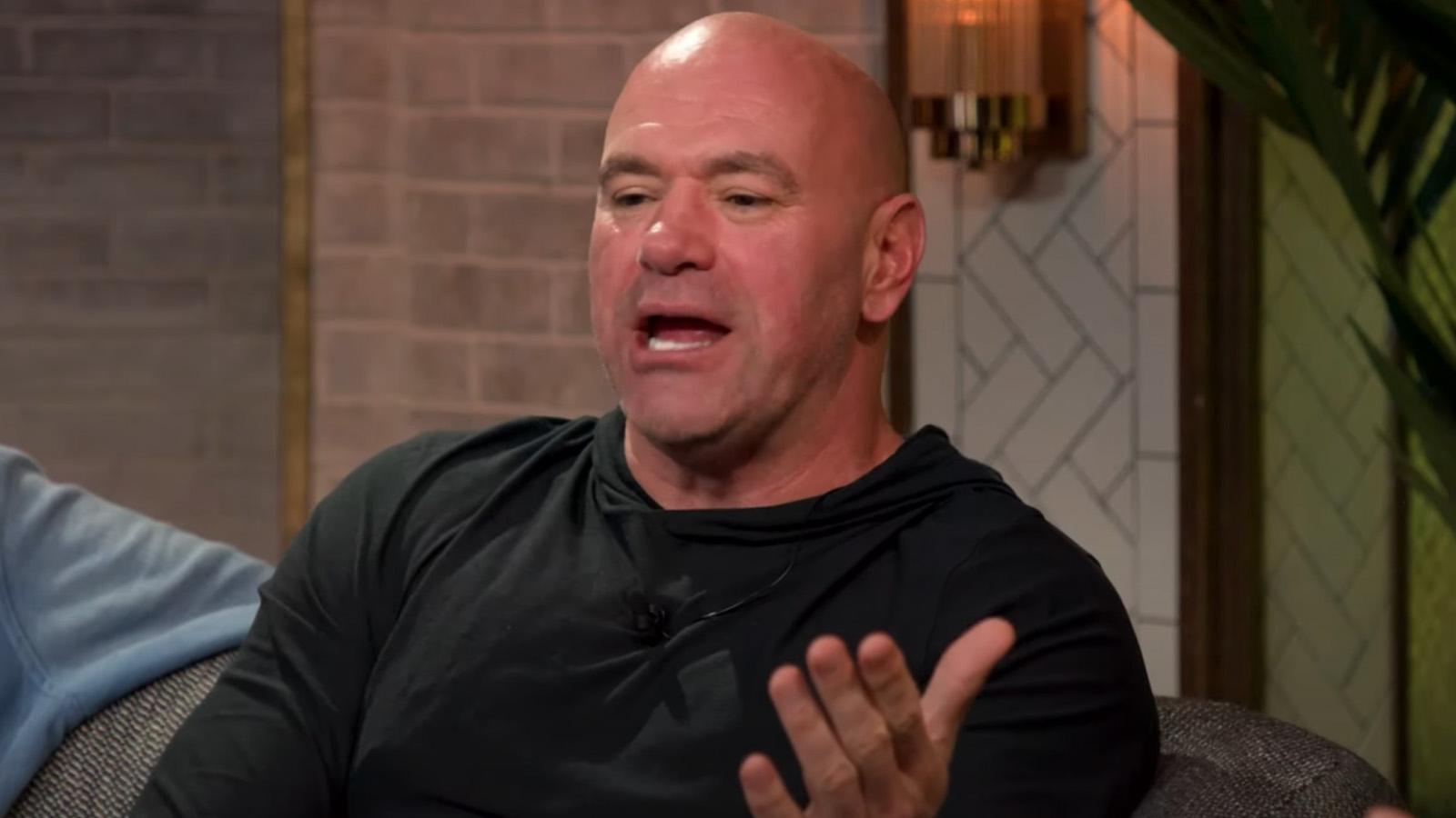 Dana White looking into the camera