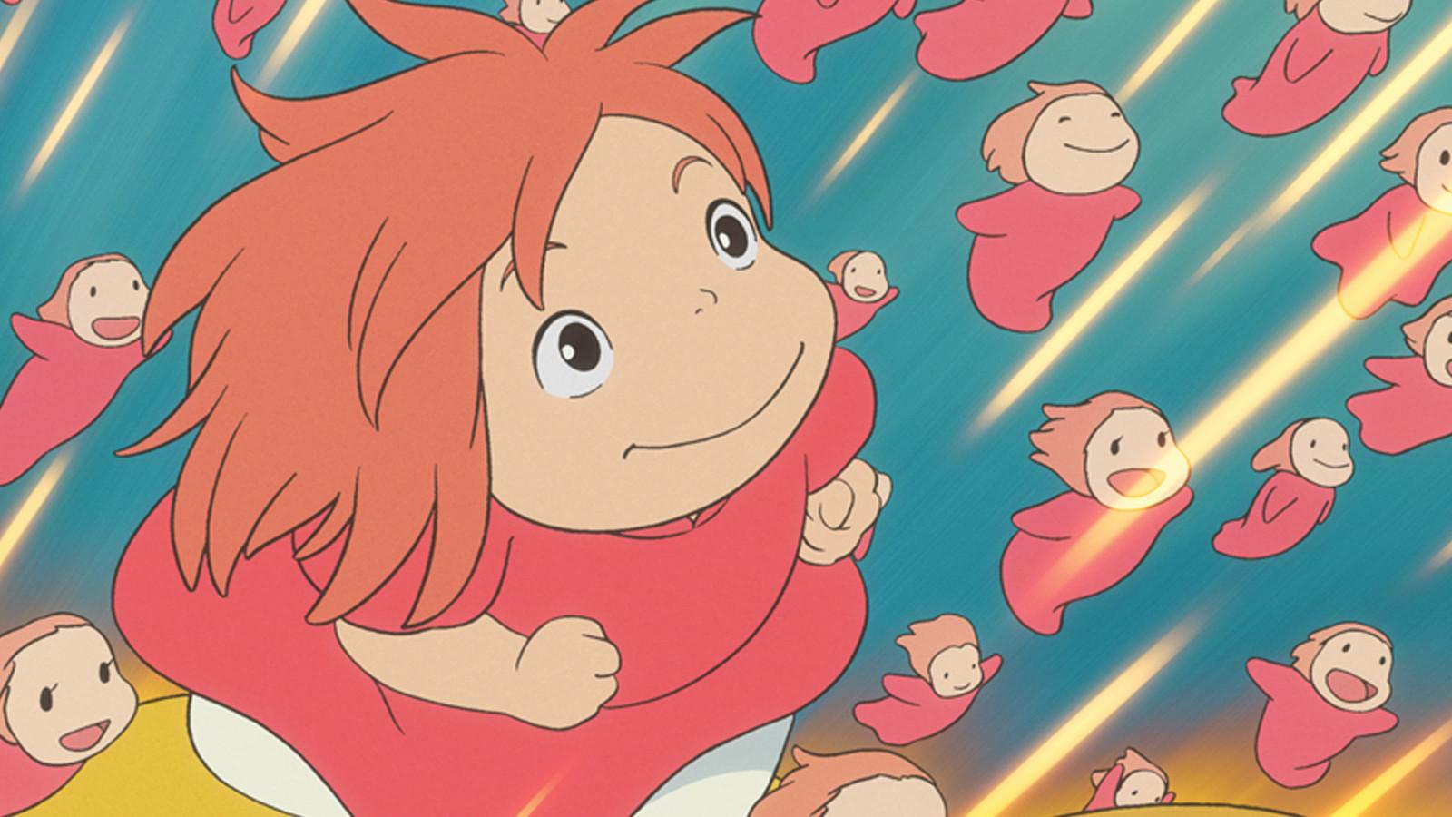 Ponyo in the movie of the same name