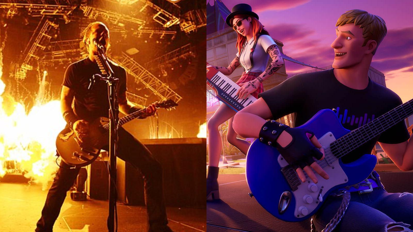 Fortnite Metallica collab live event