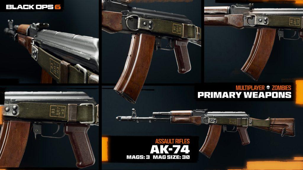 AK 74 in Black Ops 6